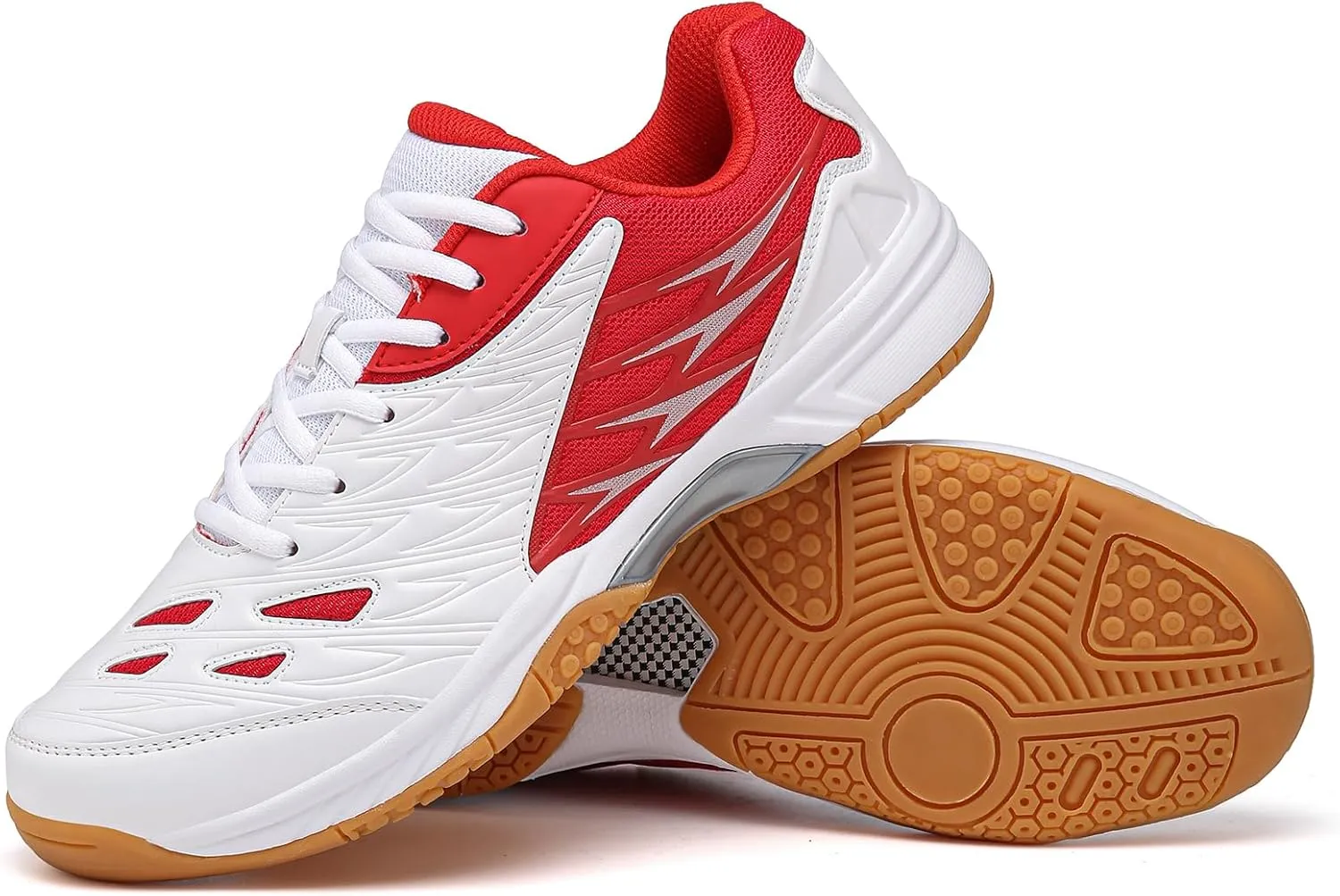 Lightweight Tennis and Pickleball Court Shoes - Versatile Indoor/Outdoor Sneakers for Badminton with Arch Support for Enhanced Comfort and Performance
