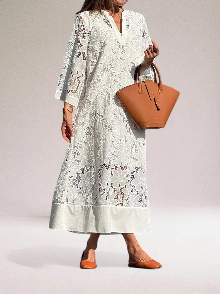 Livia  Elegant Laced Dress