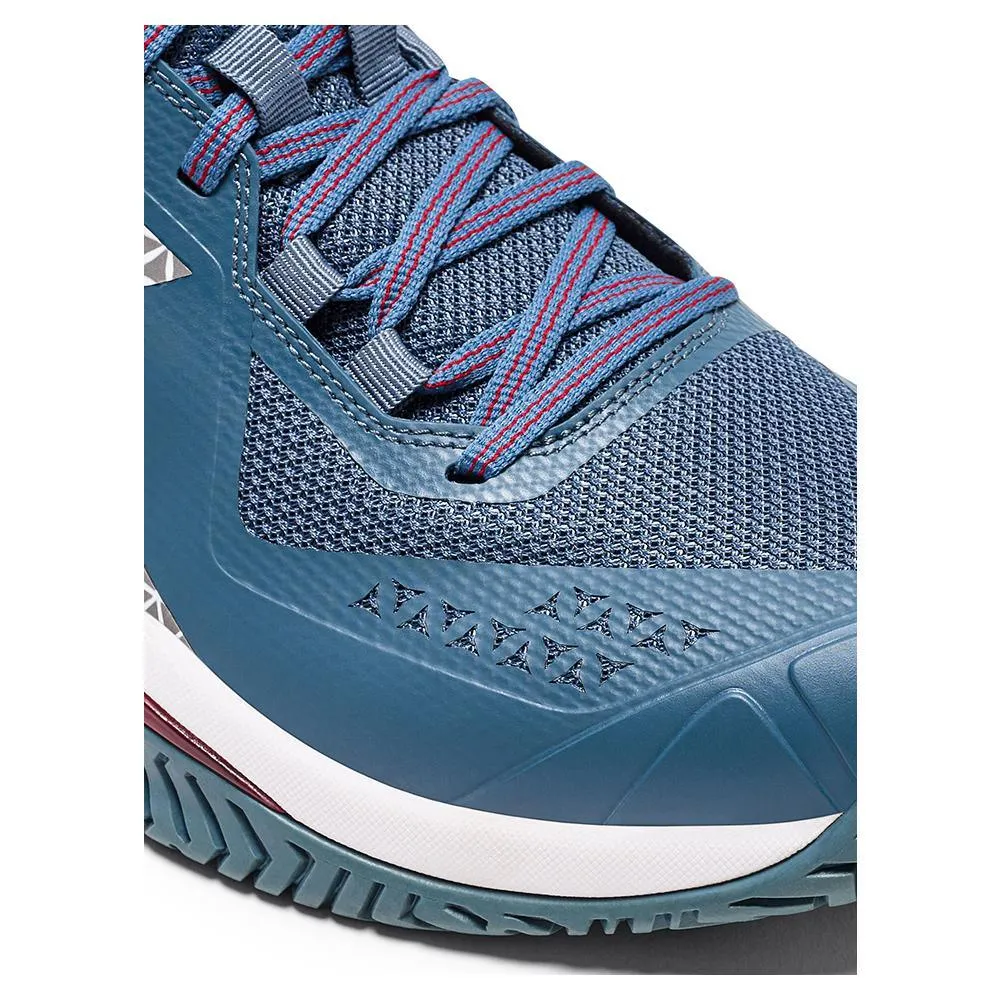 Men's Blushield Torneo 2 AG Tennis Shoes Oceanview and White