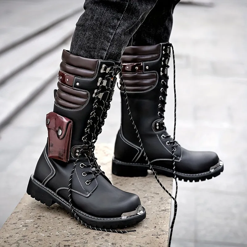 Mens Comfortable NonSlip Western Cowboy Boots