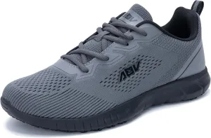 Mens Walking Shoes for Plantar Fasciitis Orthotic Sneaker with Arch Support Comfortable Tennis Shoes for Heel Foot Pain Relief Size 7-13