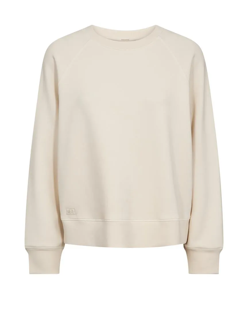 MOS MOSH CREAM MMABELLO O-LS BASIC SWEATSHIRT 168530 125