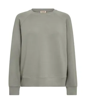 MOS MOSH GREY MMABELLO O-LS BASIC SWEATSHIRT 168530 125