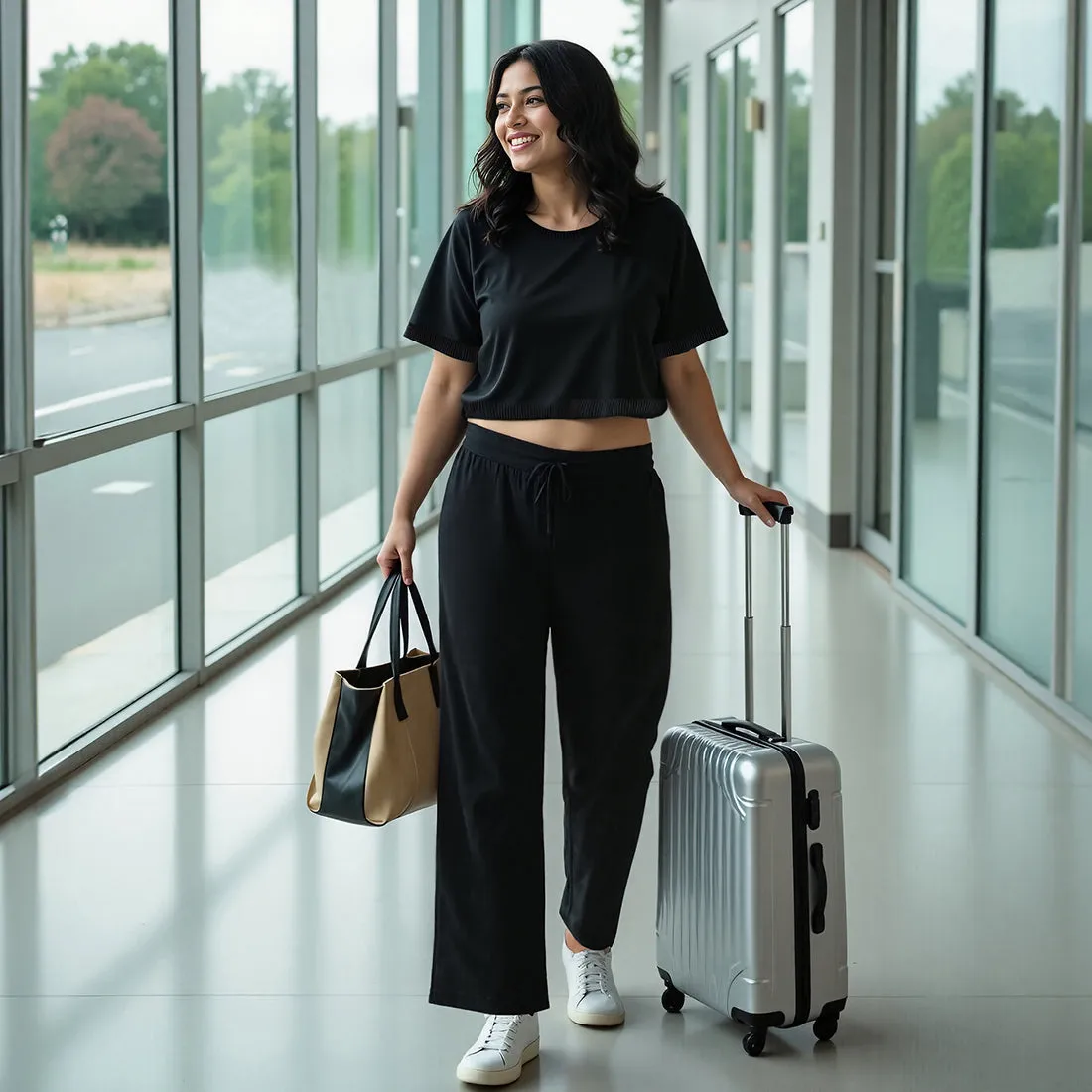 Move All Day Cotton Wide Pants