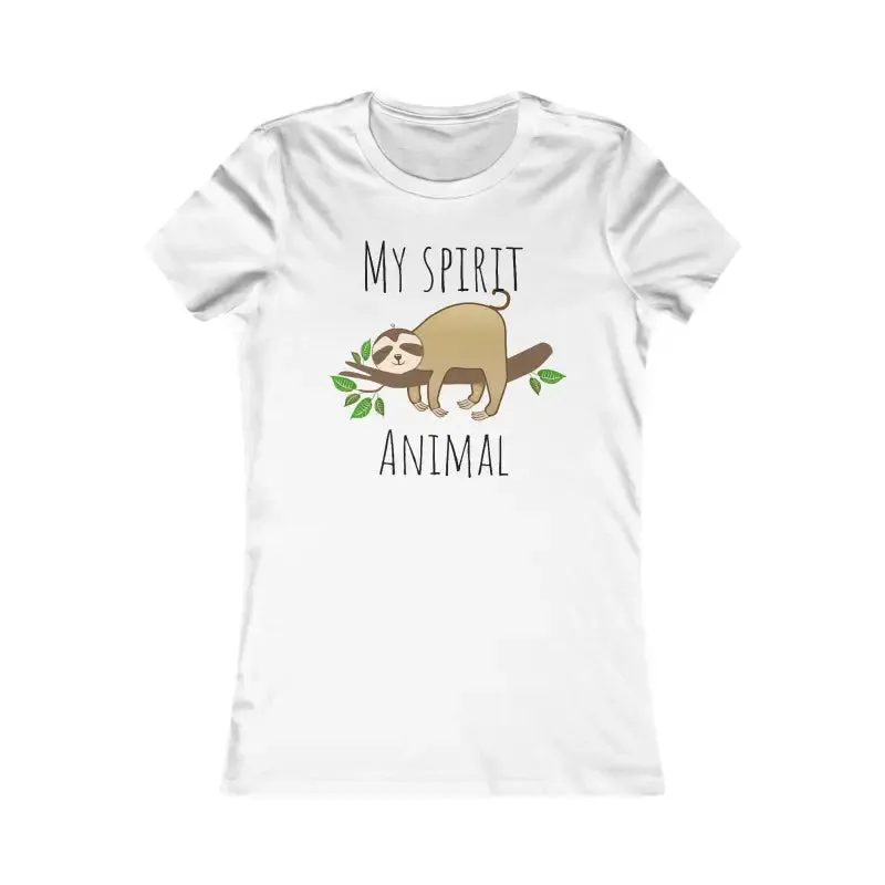 My Spirit Animal Sloth Tee for Women