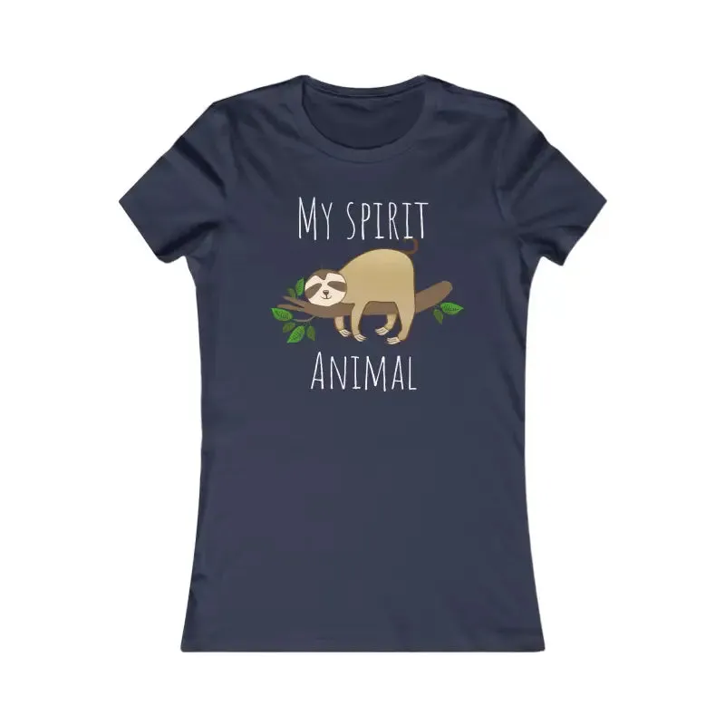 My Spirit Animal Sloth Tee for Women