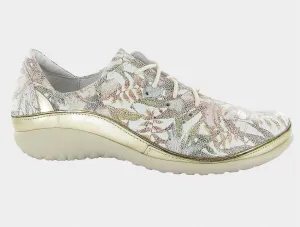 Naot Women's Kumara Lace Up Shoes- White Floral