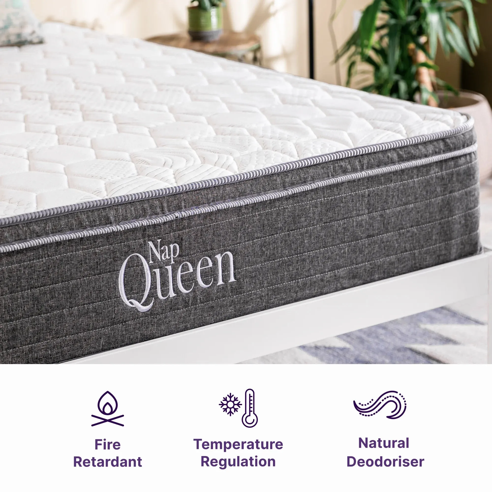 NapQueen  Victoria 10" Cooling Gel Hybrid Mattress Queen