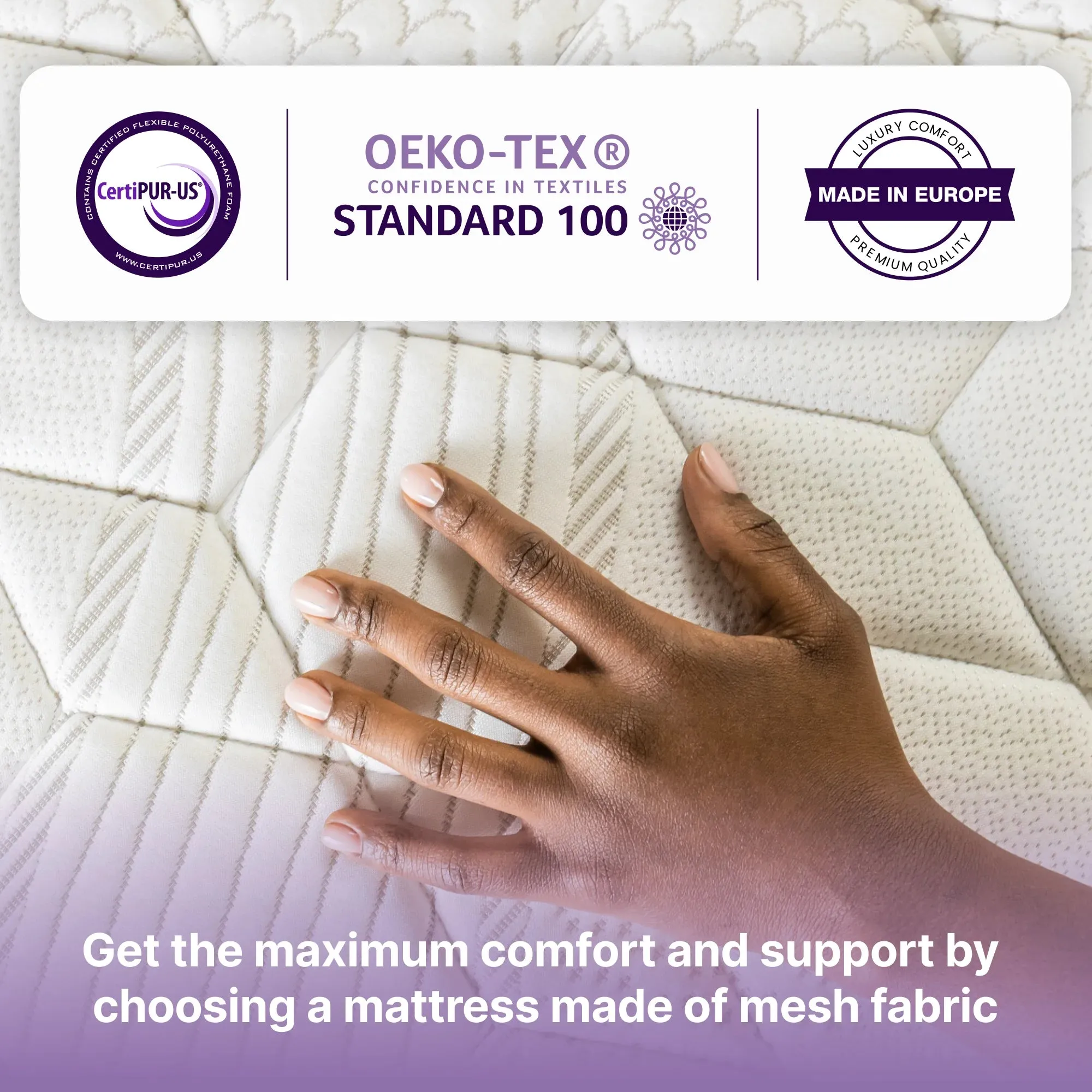 NapQueen  Victoria 10" Cooling Gel Hybrid Mattress Queen