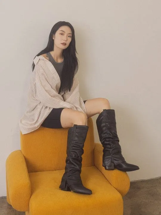 OASIS SOCIETY Life is Better in Boots Thea Fold Over Slit Boots