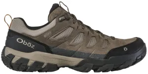 Oboz Men's Sawtooth X Low Waterproof Hiking Shoes- Charcoal