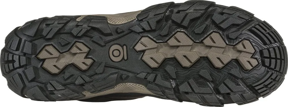 Oboz Men's Sawtooth X Low Waterproof Hiking Shoes- Charcoal