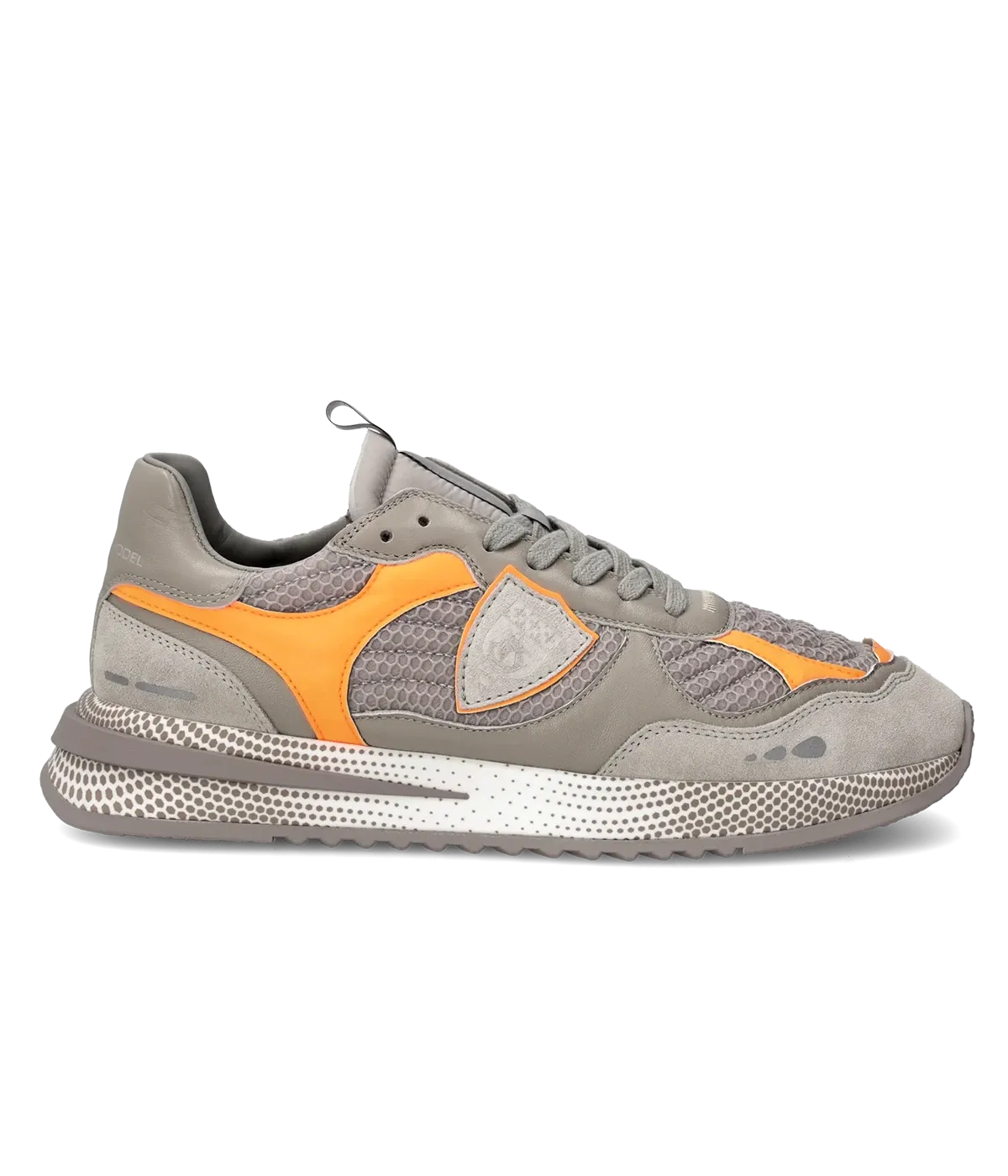Olympique Low Man in Fancy Resau Neon Gris Orange