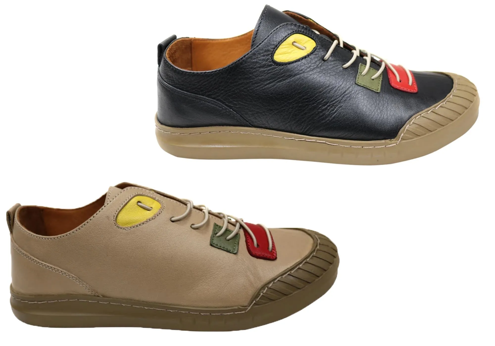 Orizonte Queenie Womens European Leather Comfortable Casual Shoes