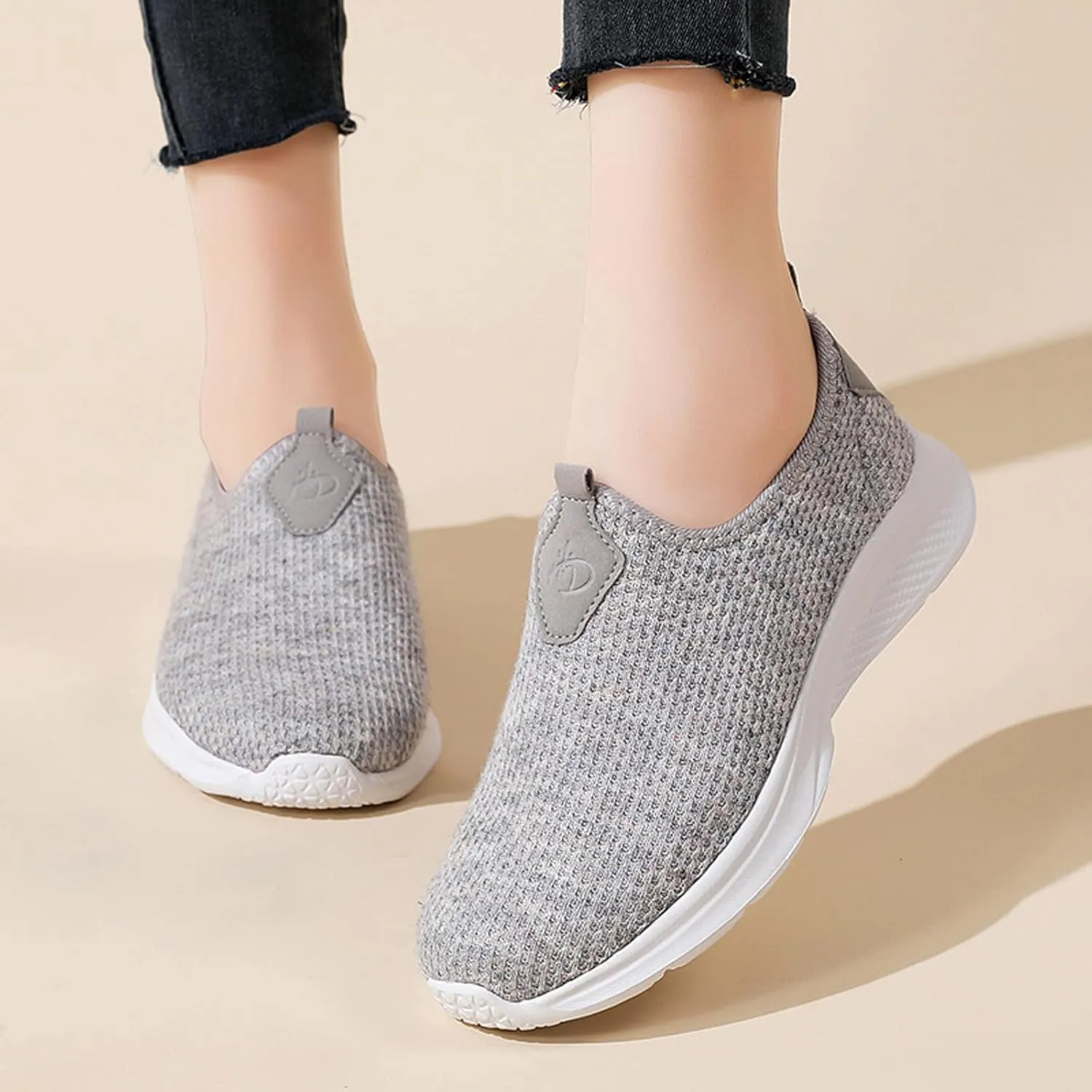 Orthopedic Casual Walking Shoes for Women Slip On Sneakers with Arch Support Comfortable Loafers Plantar Fasciitis Relief Foot Pain Diabetic
