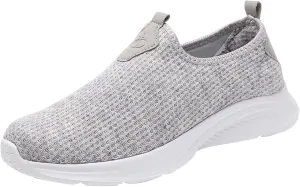 Orthopedic Casual Walking Shoes for Women Slip On Sneakers with Arch Support Comfortable Loafers Plantar Fasciitis Relief Foot Pain Diabetic