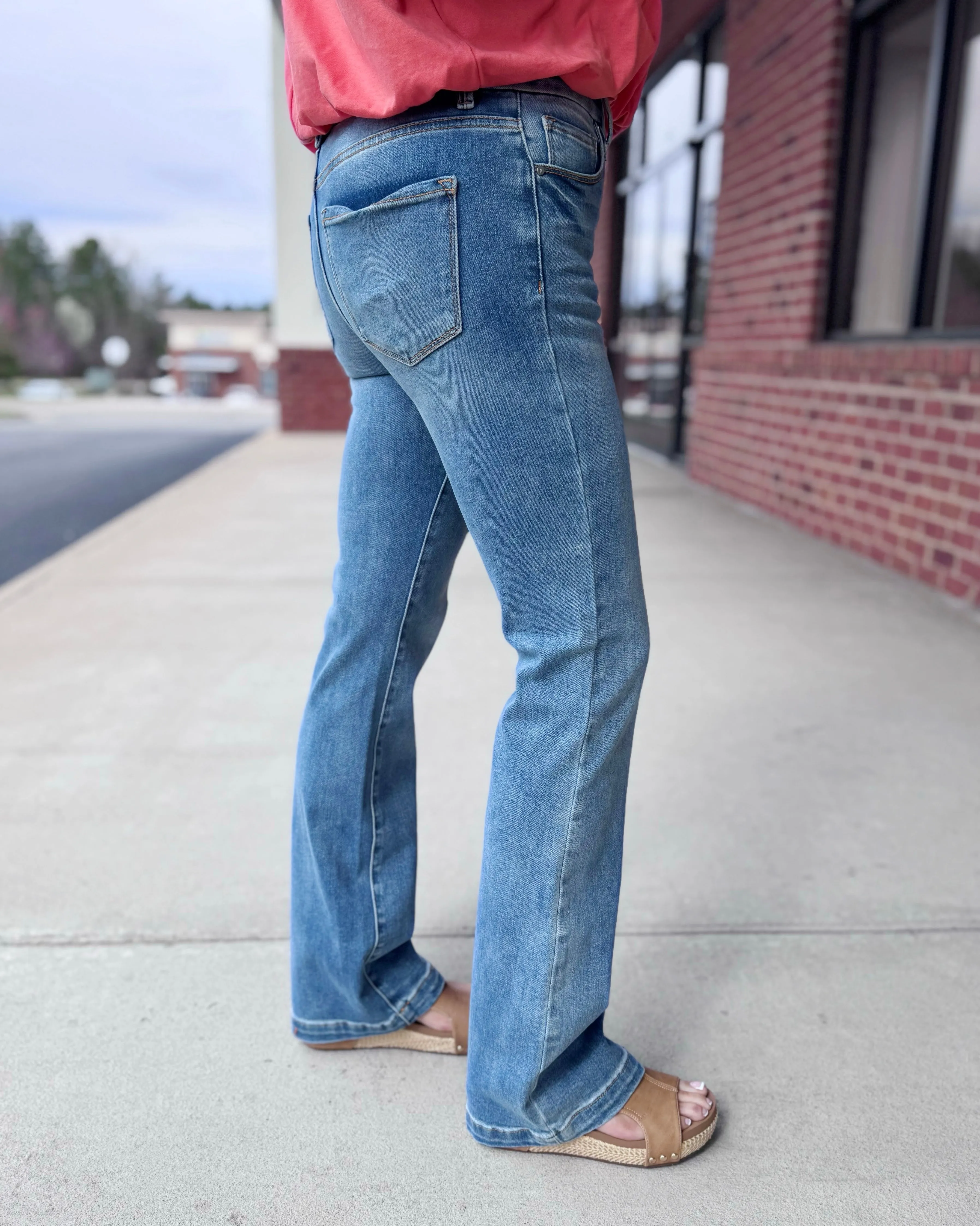 Risen REG/CURVY Tummy Control Bootcut Jeans