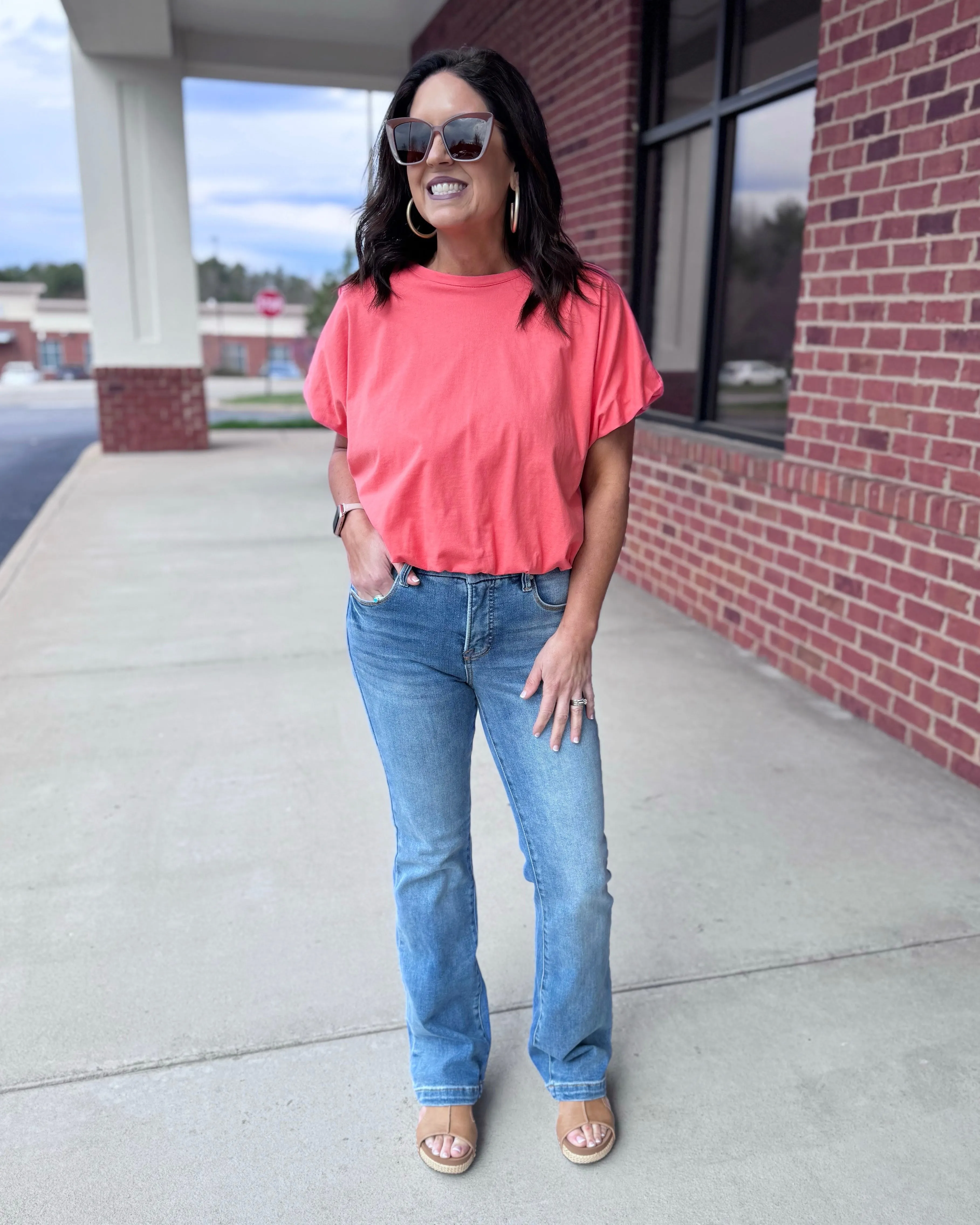 Risen REG/CURVY Tummy Control Bootcut Jeans