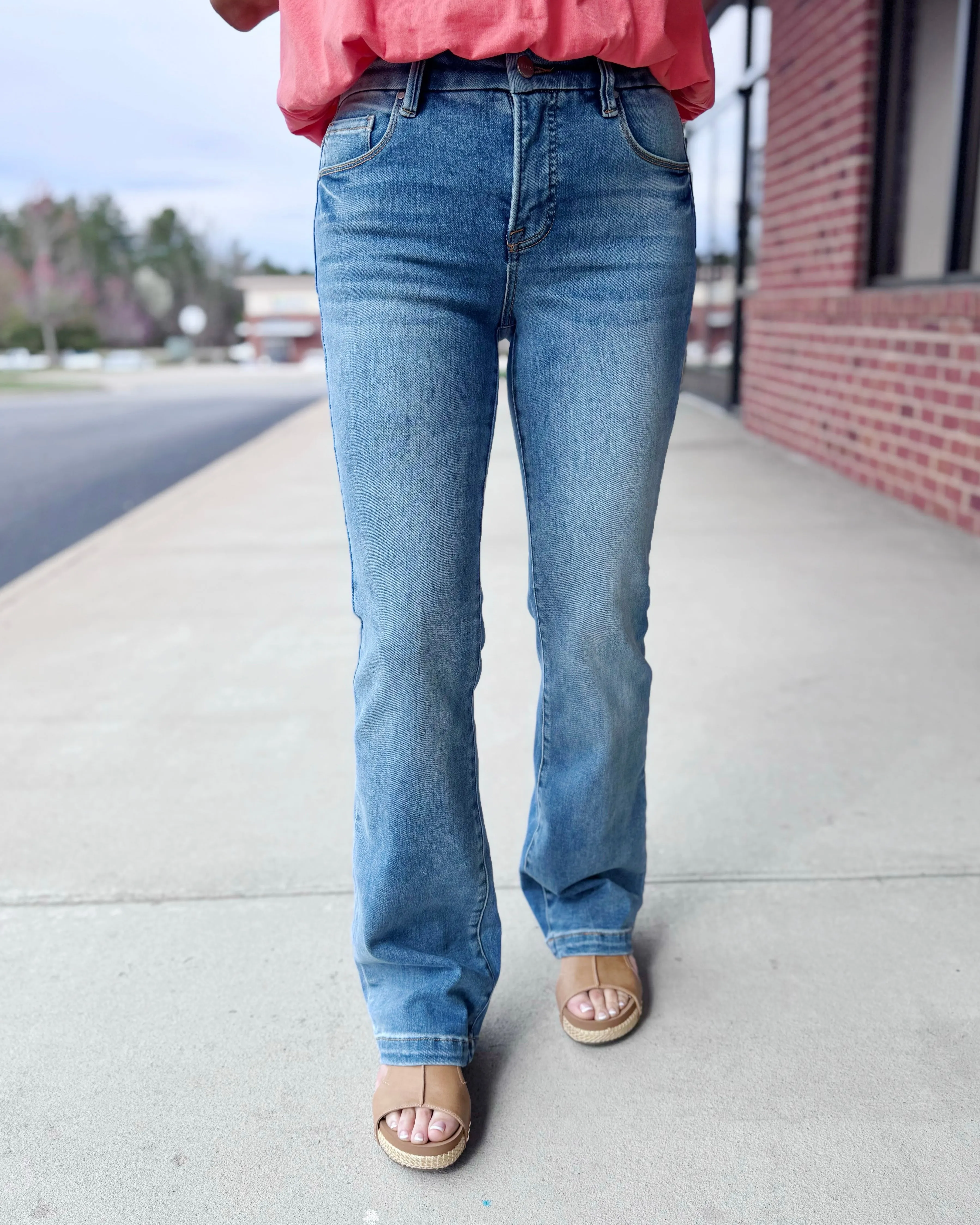 Risen REG/CURVY Tummy Control Bootcut Jeans