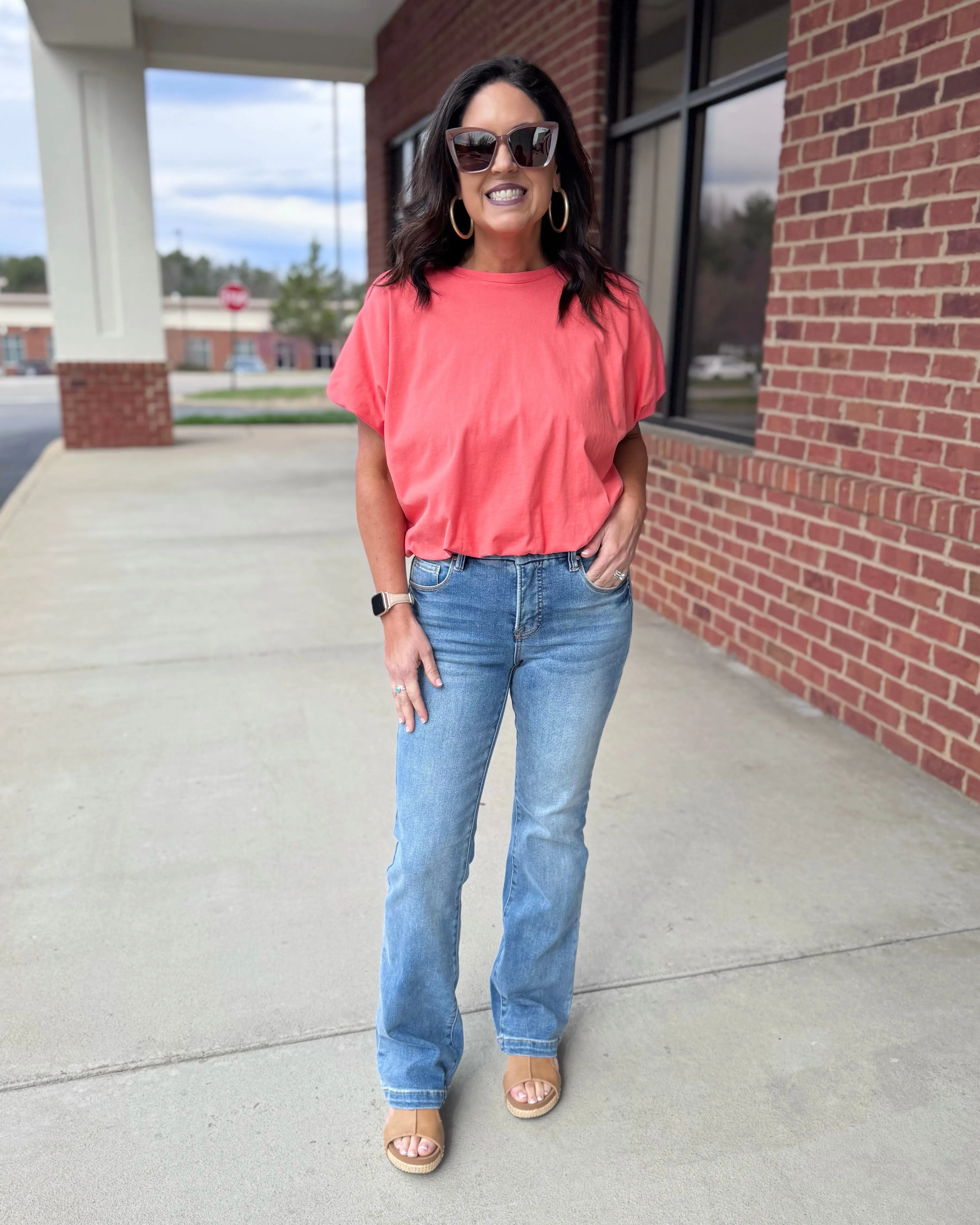 Risen REG/CURVY Tummy Control Bootcut Jeans