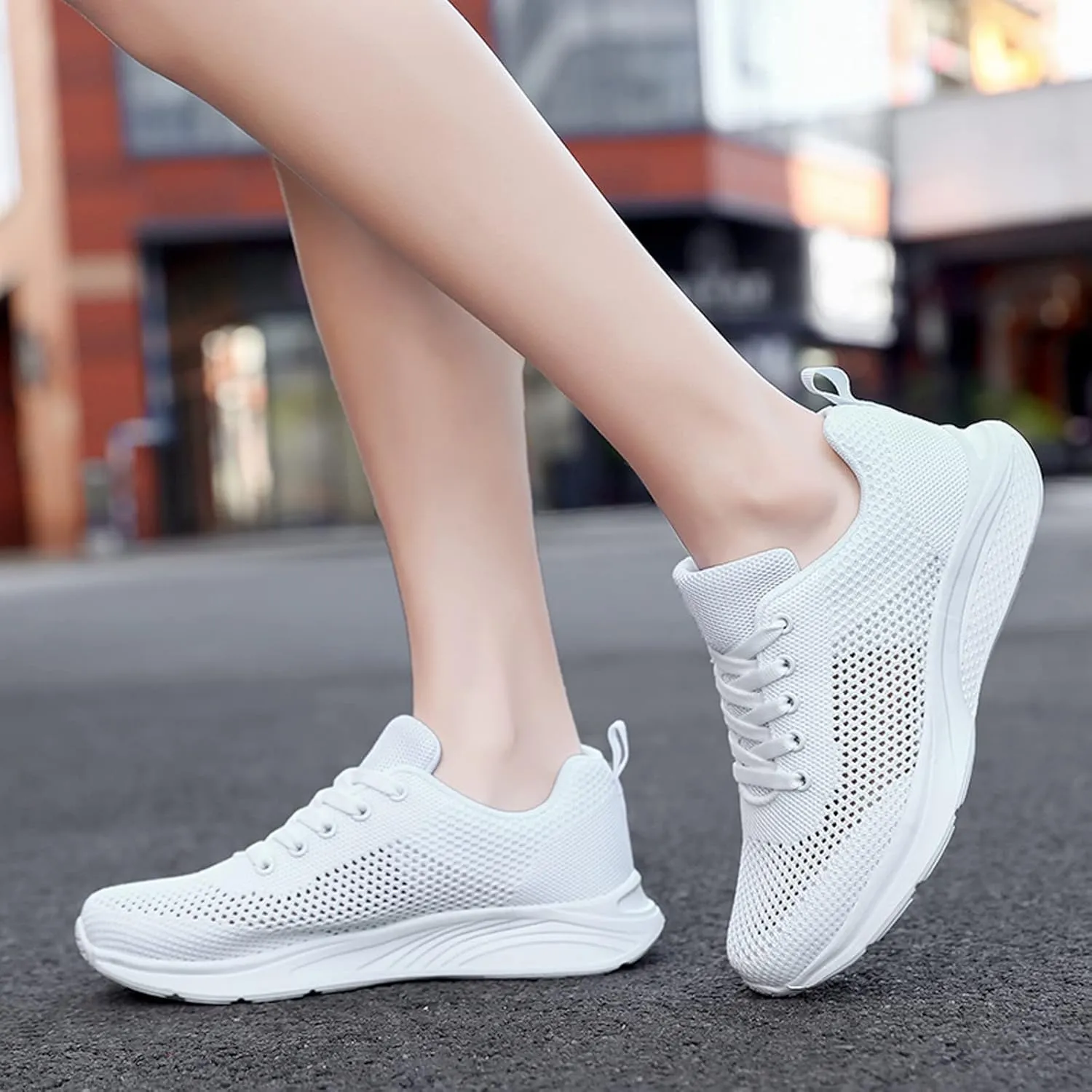 Running Shoes Lightweight Tennis Shoes Non Slip Gym Lace Up Mens Running Shoes Breathable Casual Black Shoes Black Platform Sneaker Tennis Shoe Trainers Shoe