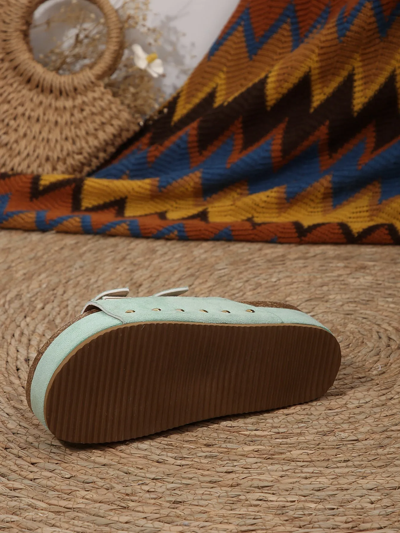 Sage Chunky Sandal
