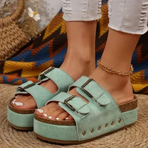 Sage Chunky Sandal
