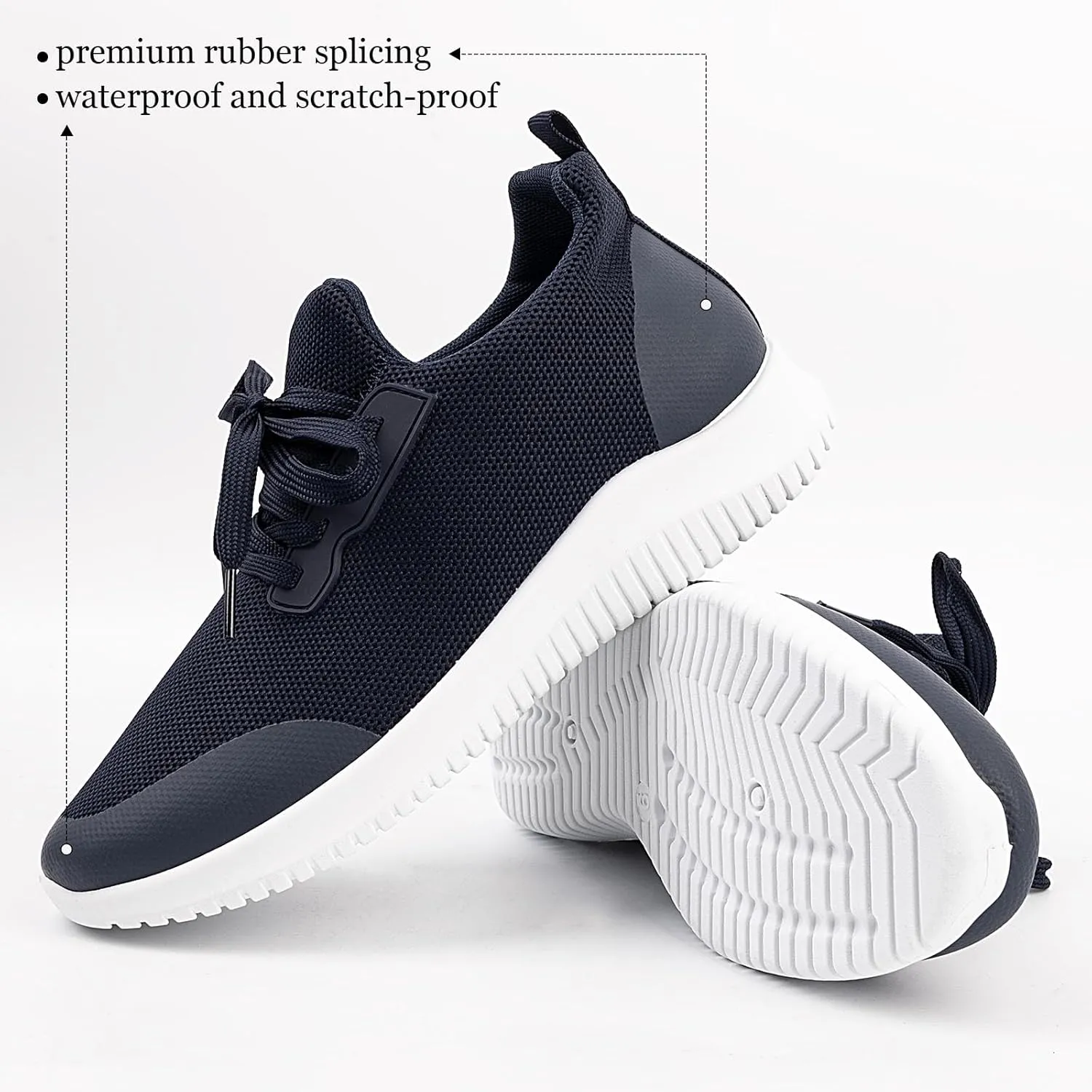 Samilor Men's Slip on Walking Shoes Comfortable Lightweight Breathable Sneakers Running Shoes