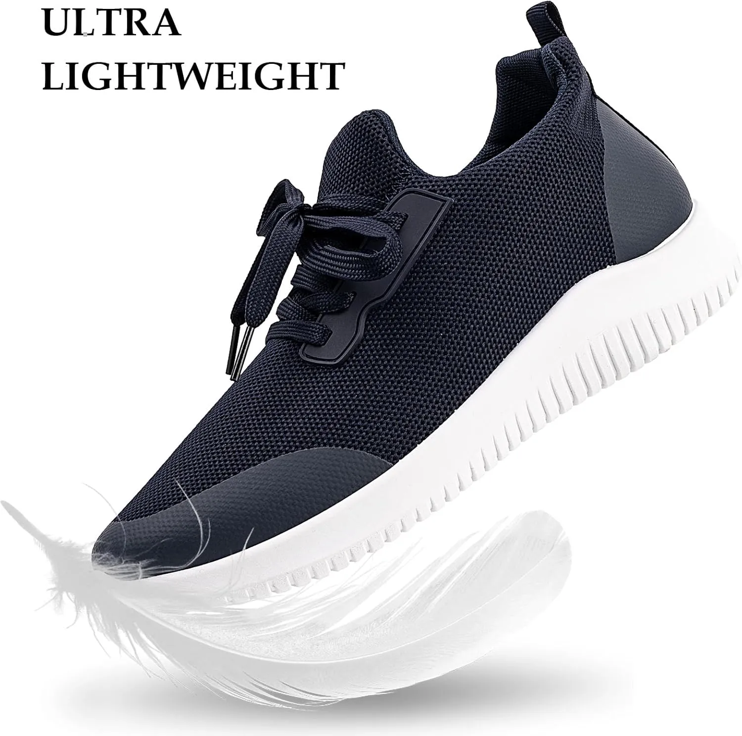 Samilor Men's Slip on Walking Shoes Comfortable Lightweight Breathable Sneakers Running Shoes