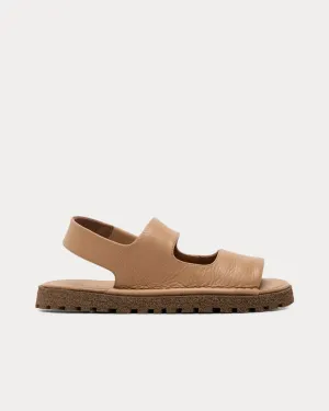 Sanpomice Leather Hazelnut Sandals