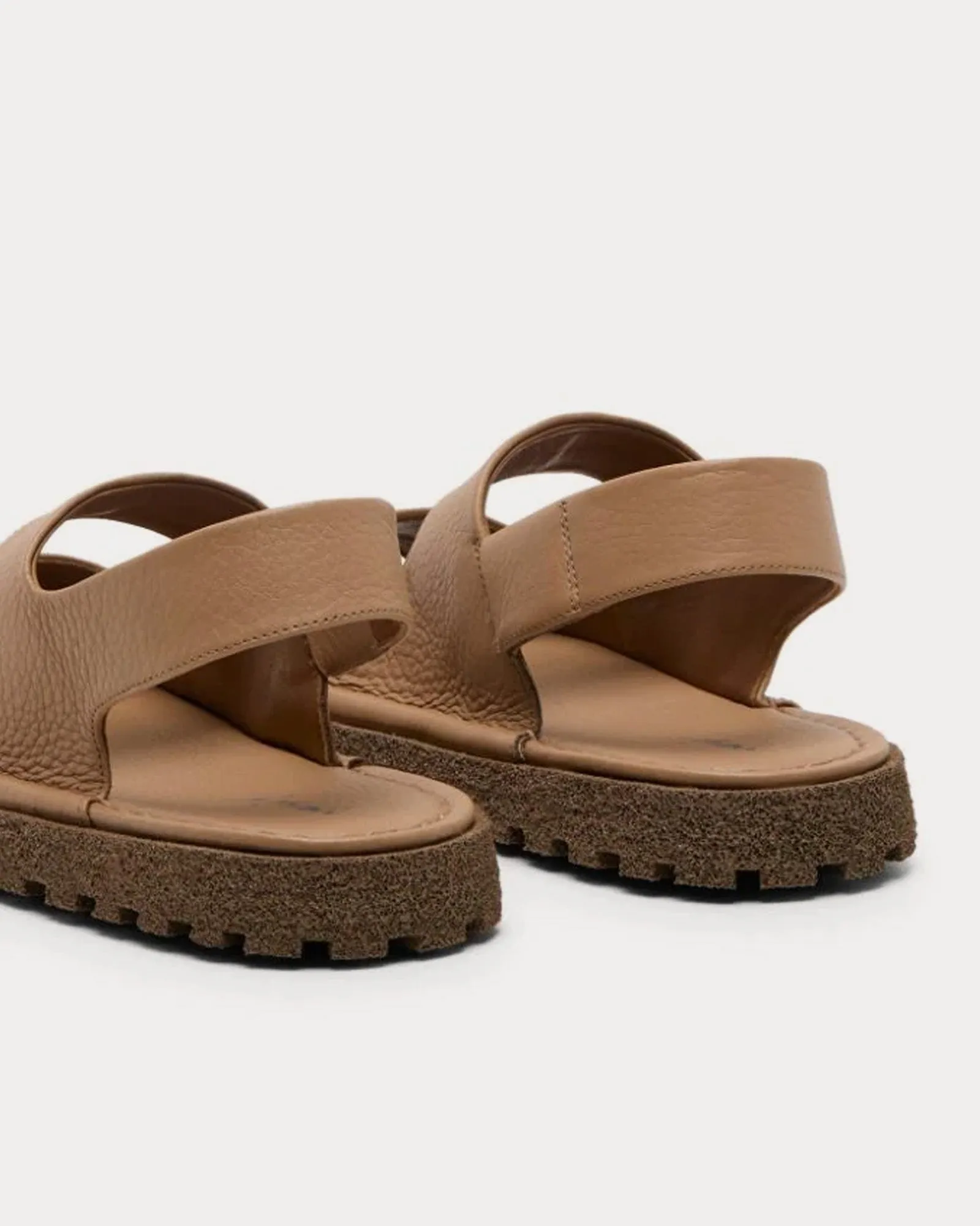 Sanpomice Leather Hazelnut Sandals