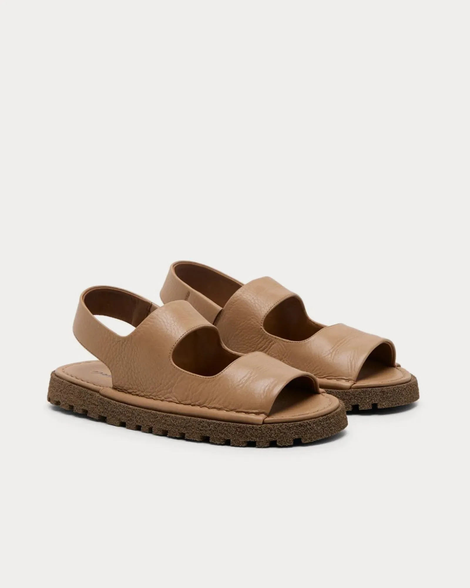Sanpomice Leather Hazelnut Sandals