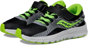 Saucony Velocer A/C Sneaker(Little Kid/Big Kid) Black/Green 11 Little Kid M