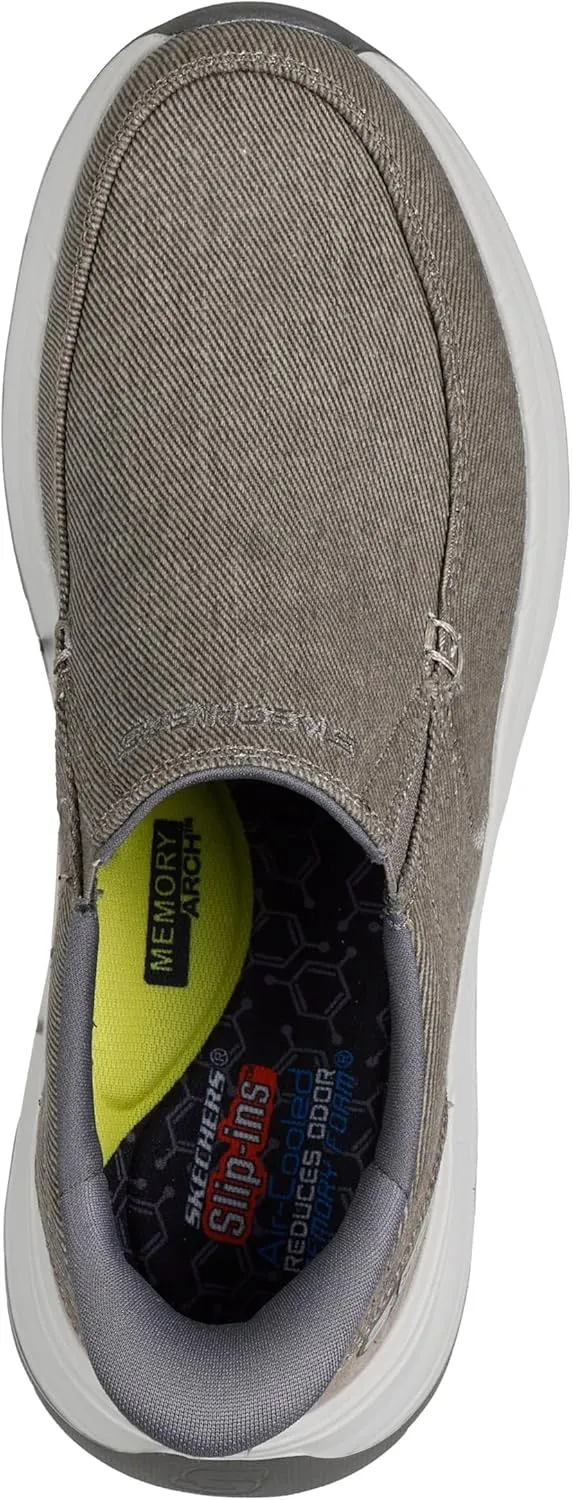 Skechers Slip-Ins 205356 Decklan Gulliver Navy Men's Trainers in Blue Fabric