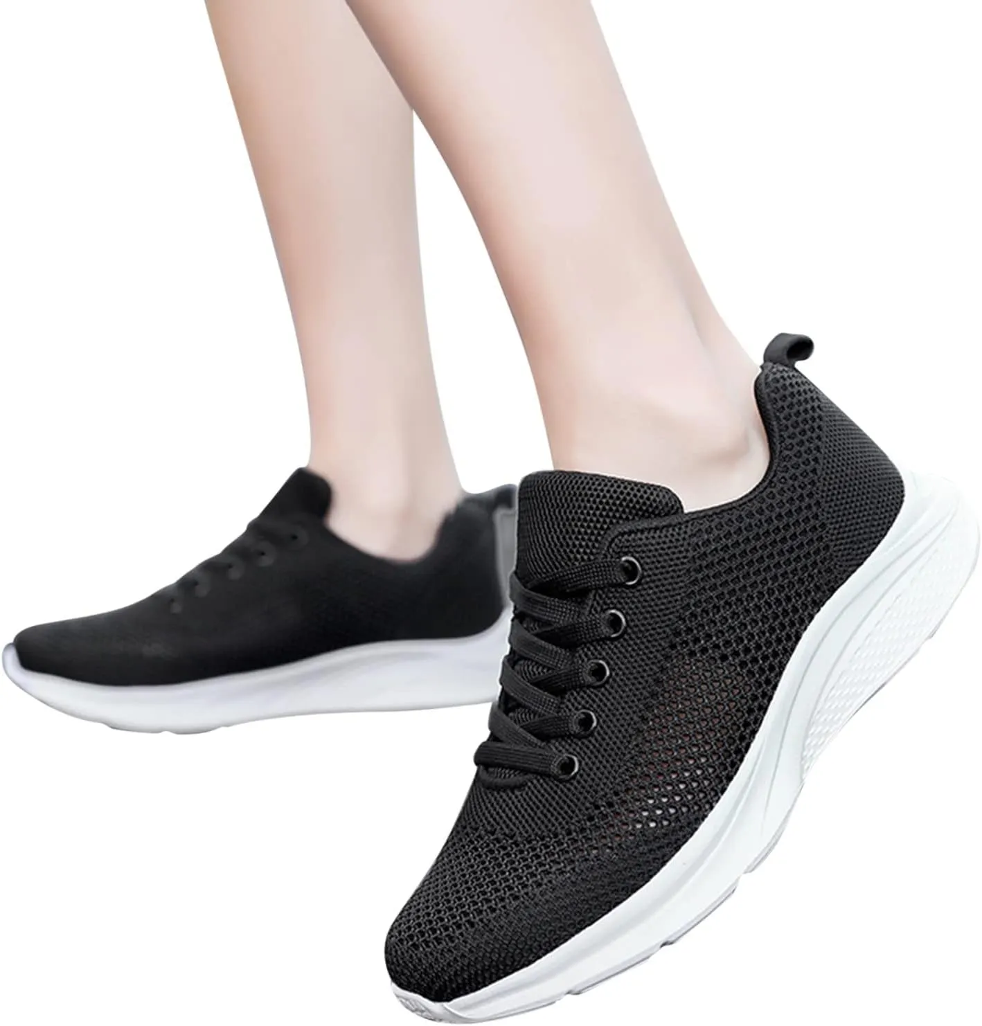 Sneakers for Women Running Shoes Fashion Walking Lace Up Mens Casual Shoes Workout Women's Casual Shoes White Platform Sneakers Black Tennis Shoe Trainers Shoe