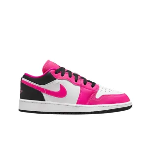 Sneakers Nike Air Jordan 1 Low (Gs) - Fierce Pink/Black - White