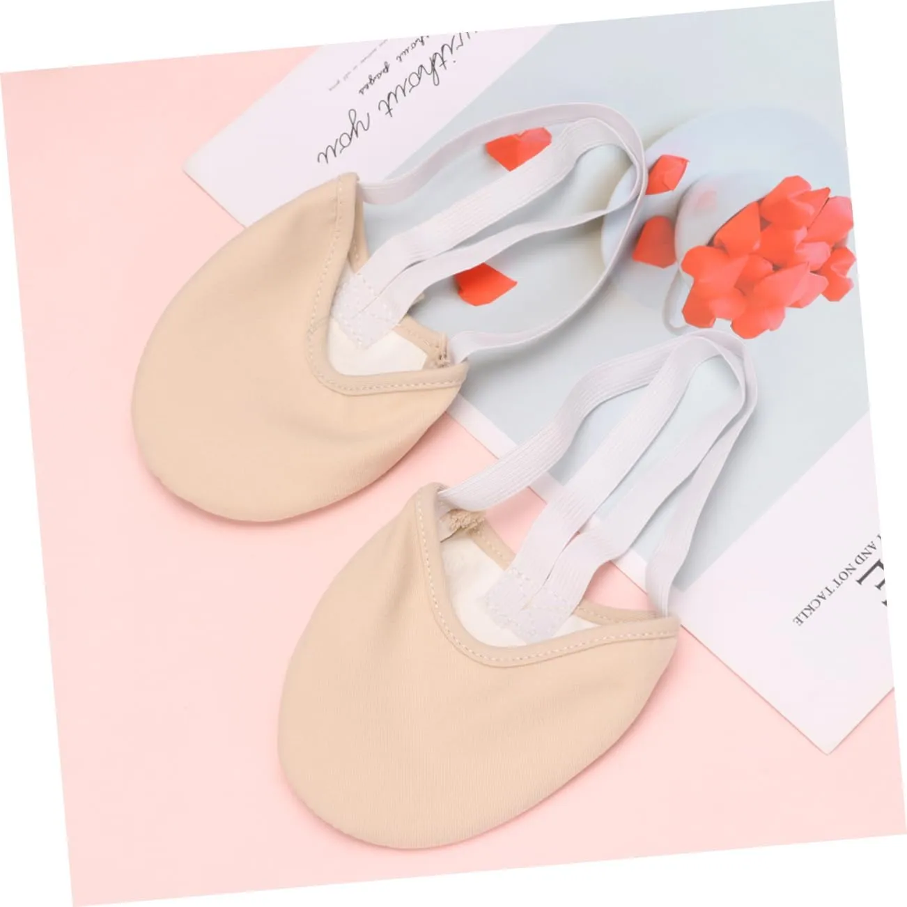 Sole Ballet Shoes Half Sole Covers Dance Shoes for Girls Lightweight Comfortable Size s Skin