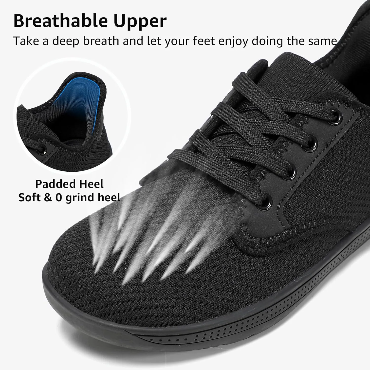STQ Wide Toe Box Barefoot Shoes Women Minimalist Zero Drop Trail Running Sneakers Width Grounded Walking Tennis Footwear for Hiking Athletic Crossfit Workout Gym Training