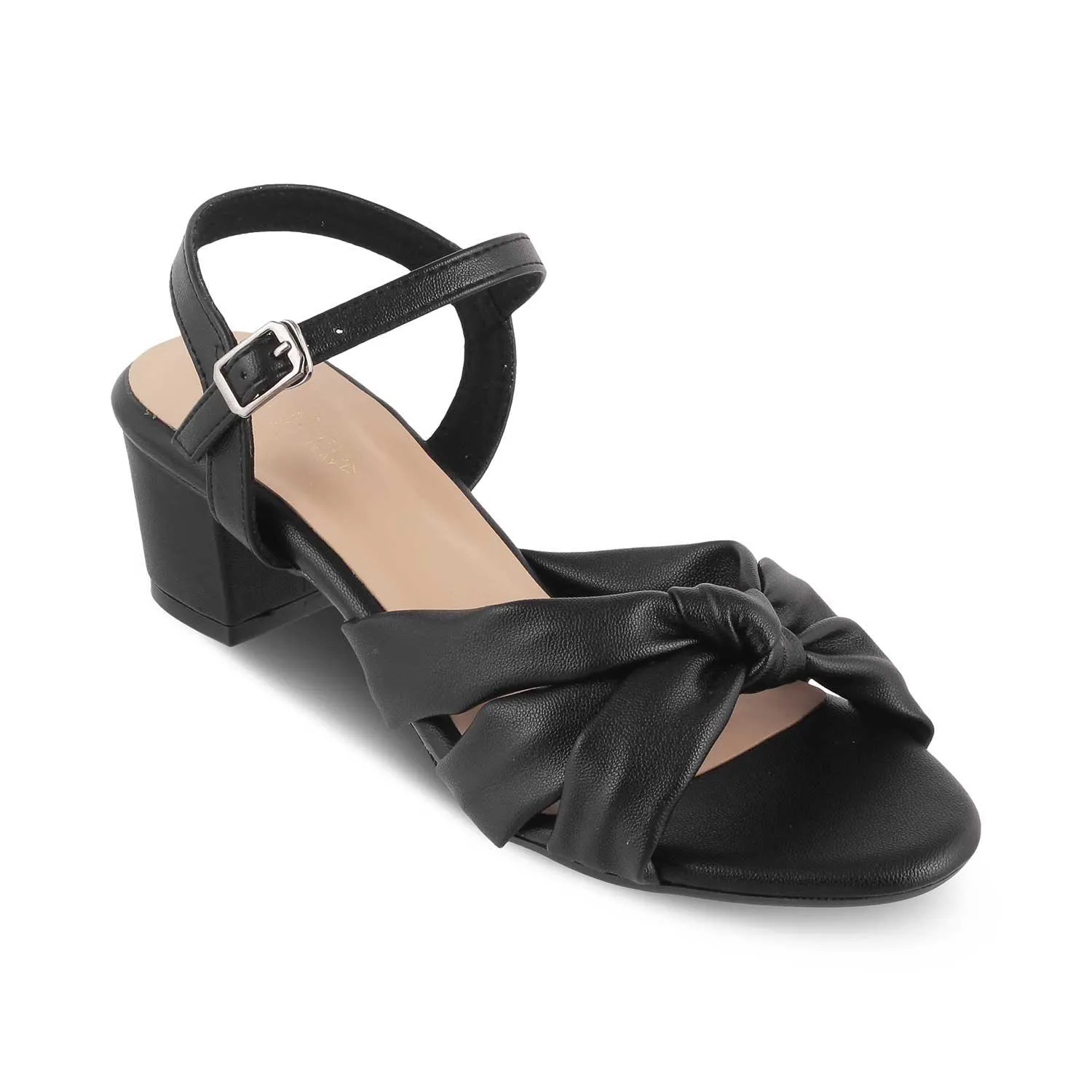 The Boem TMM-7 Black Women's Dress Block Heel Sandals Tresmode