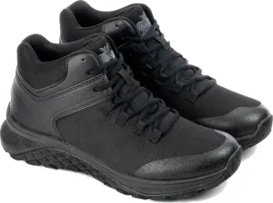Thorogood T800 Mid-Height Composite Toe Work Shoes for Men and Women - Durable Non-Metallic Black Knit Upper with EVA Midsole and Slip-Resistant Rubber Outsole; EH Rated, Black - 9.5 M US