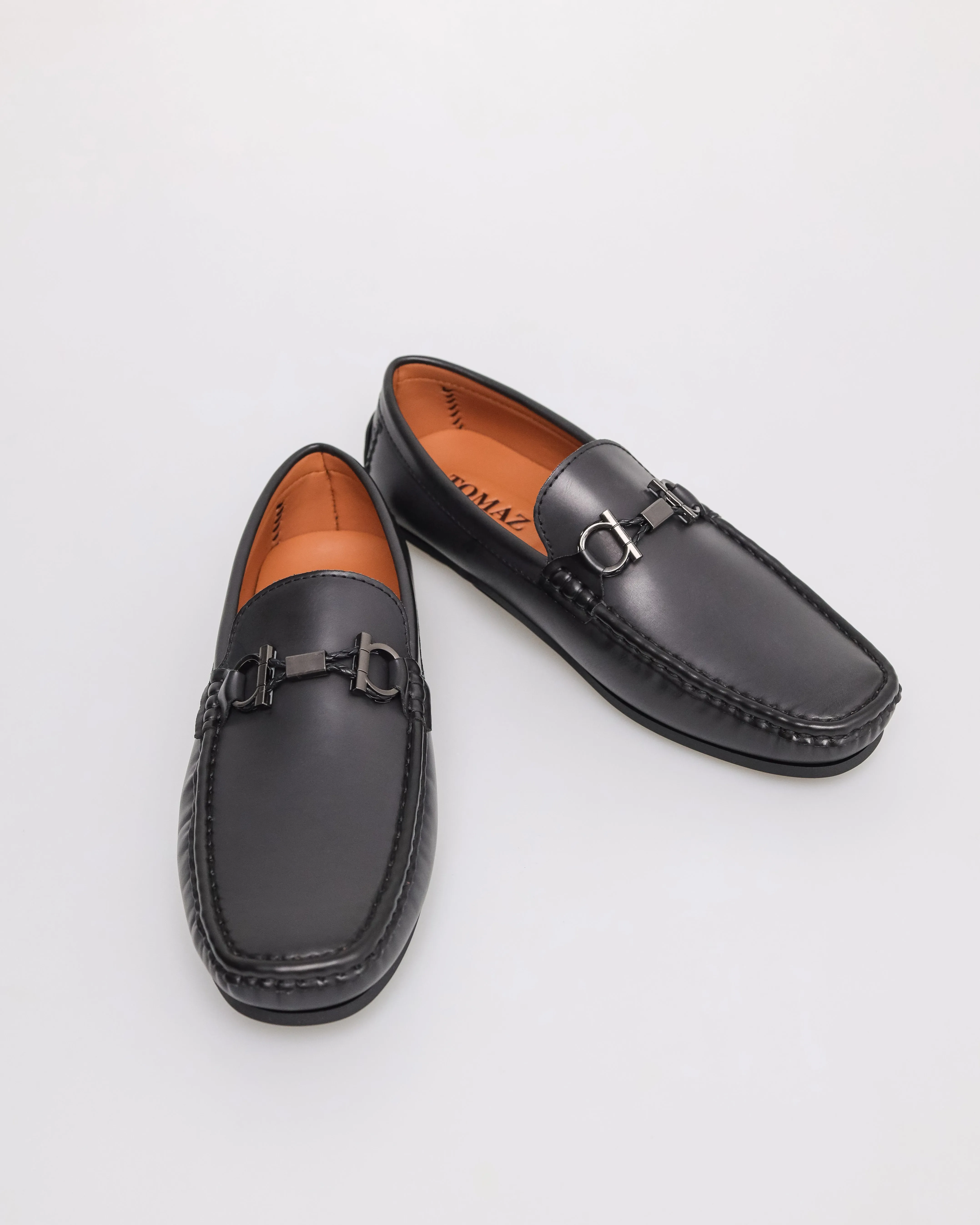Tomaz C502 Men's Metal Buckle Moccasins