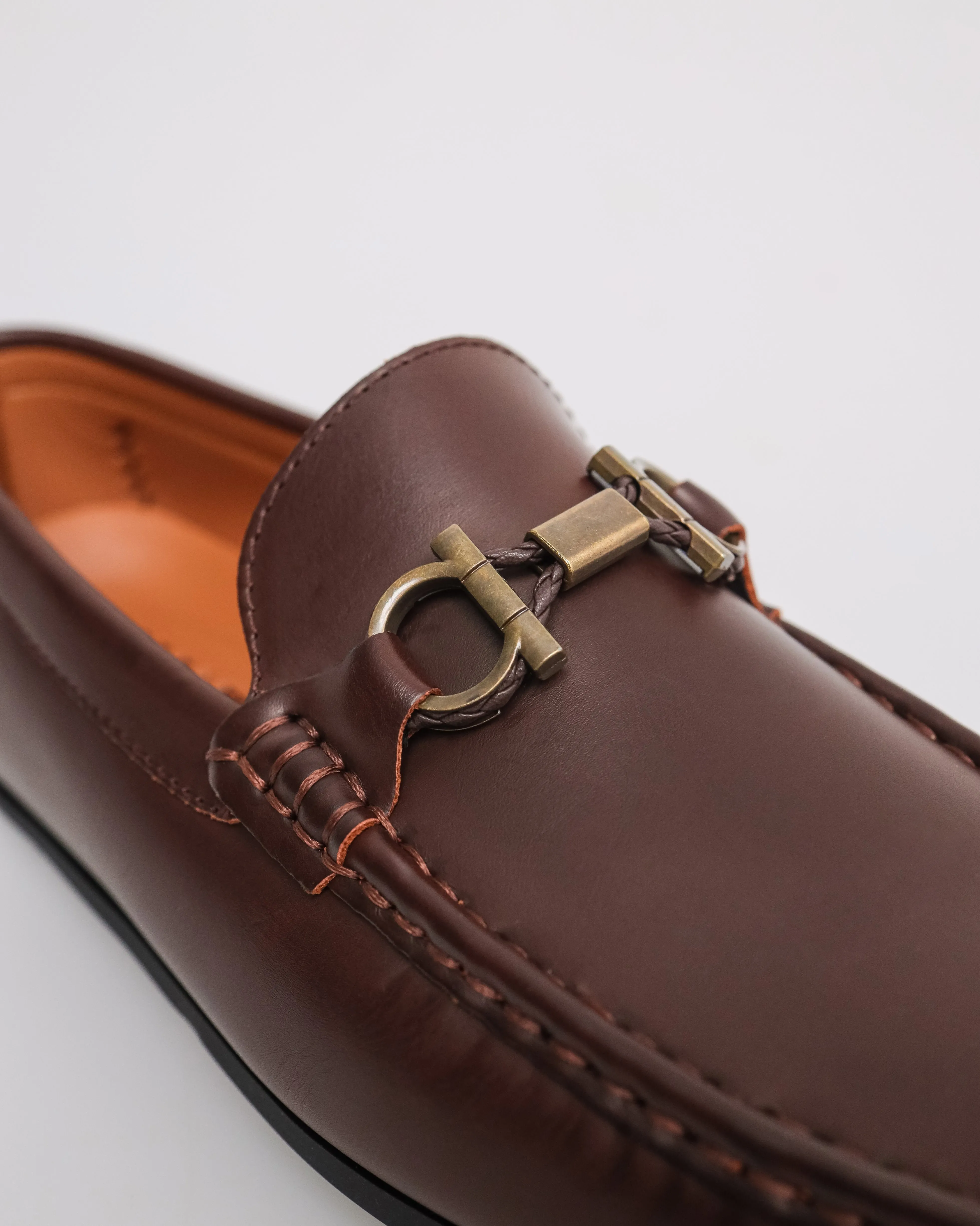 Tomaz C502 Men's Metal Buckle Moccasins