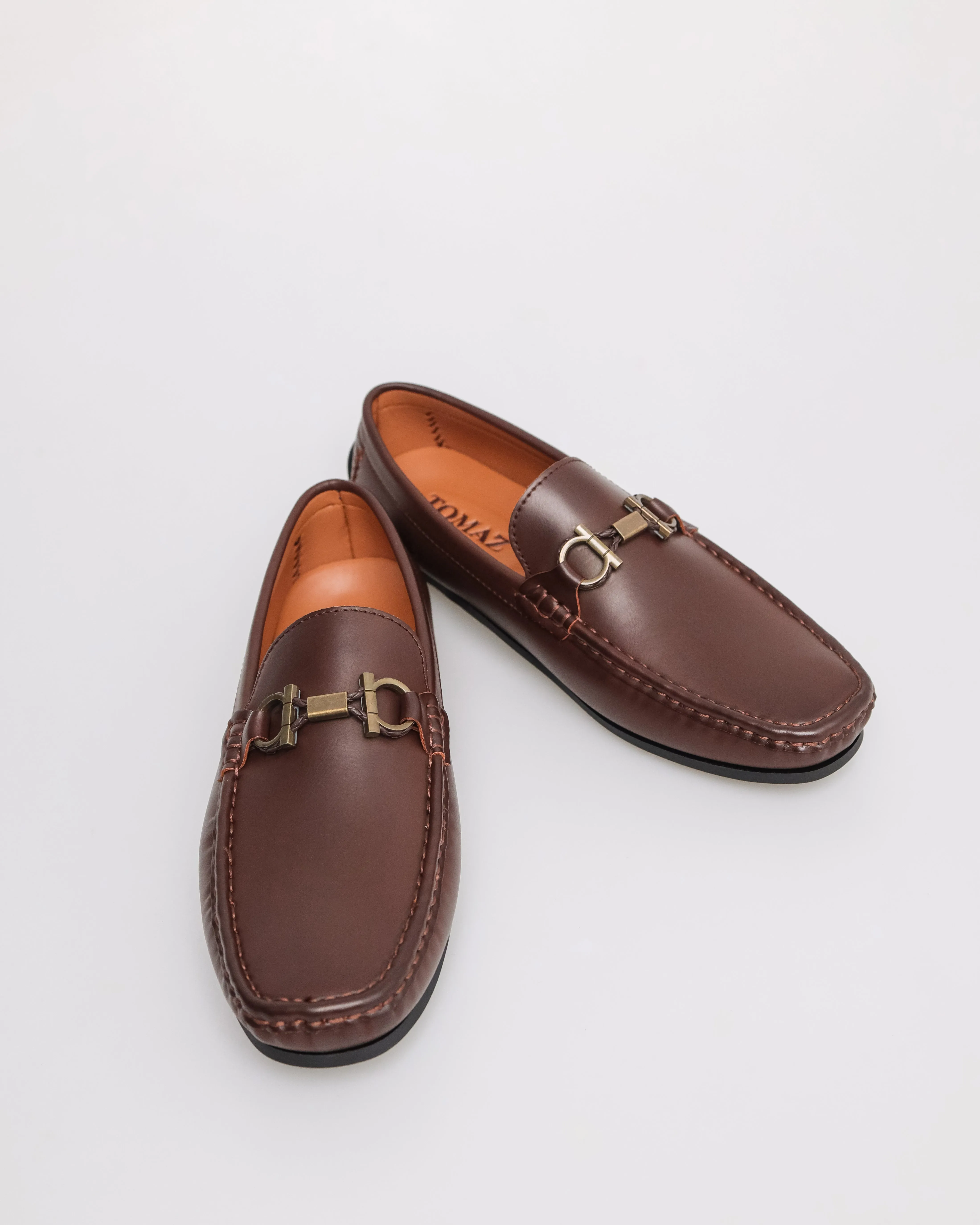 Tomaz C502 Men's Metal Buckle Moccasins