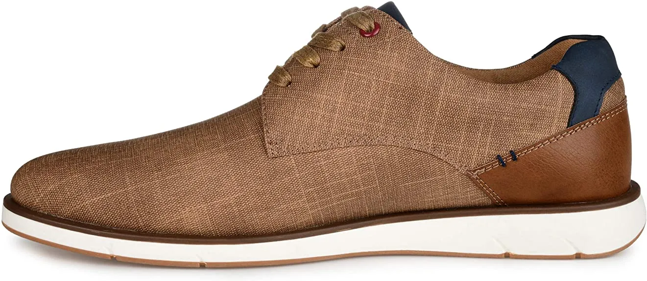 Vance Co. Men's Lamar Casual Dress Shoe  Color Brown Size 9M