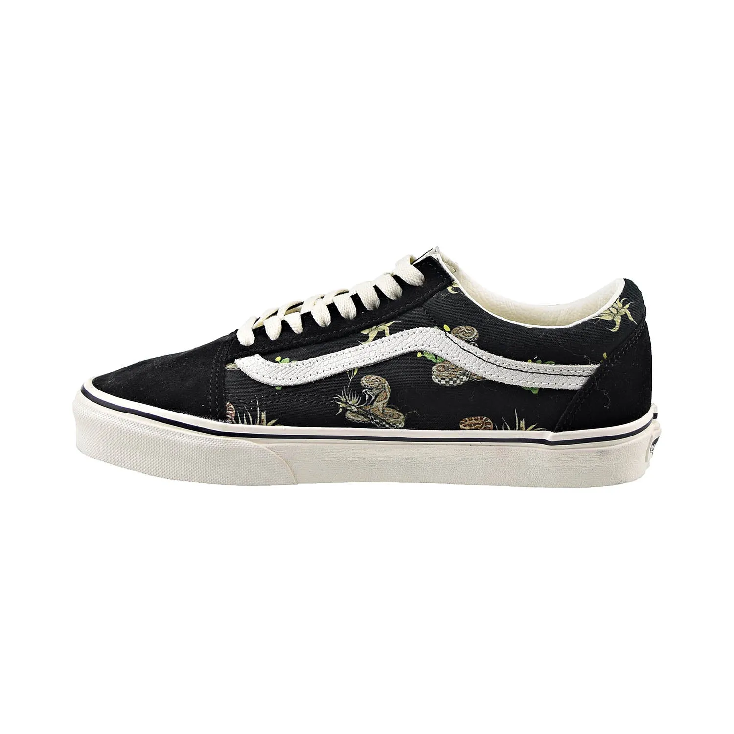 Vans Desert Old Skool Men's Shoes Snake-Black-White
