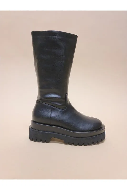 Venet- Mid Calf Platform Boots