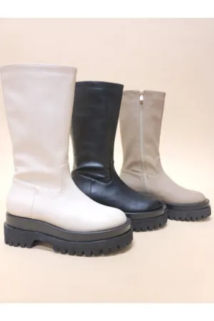 Venet- Mid Calf Platform Boots