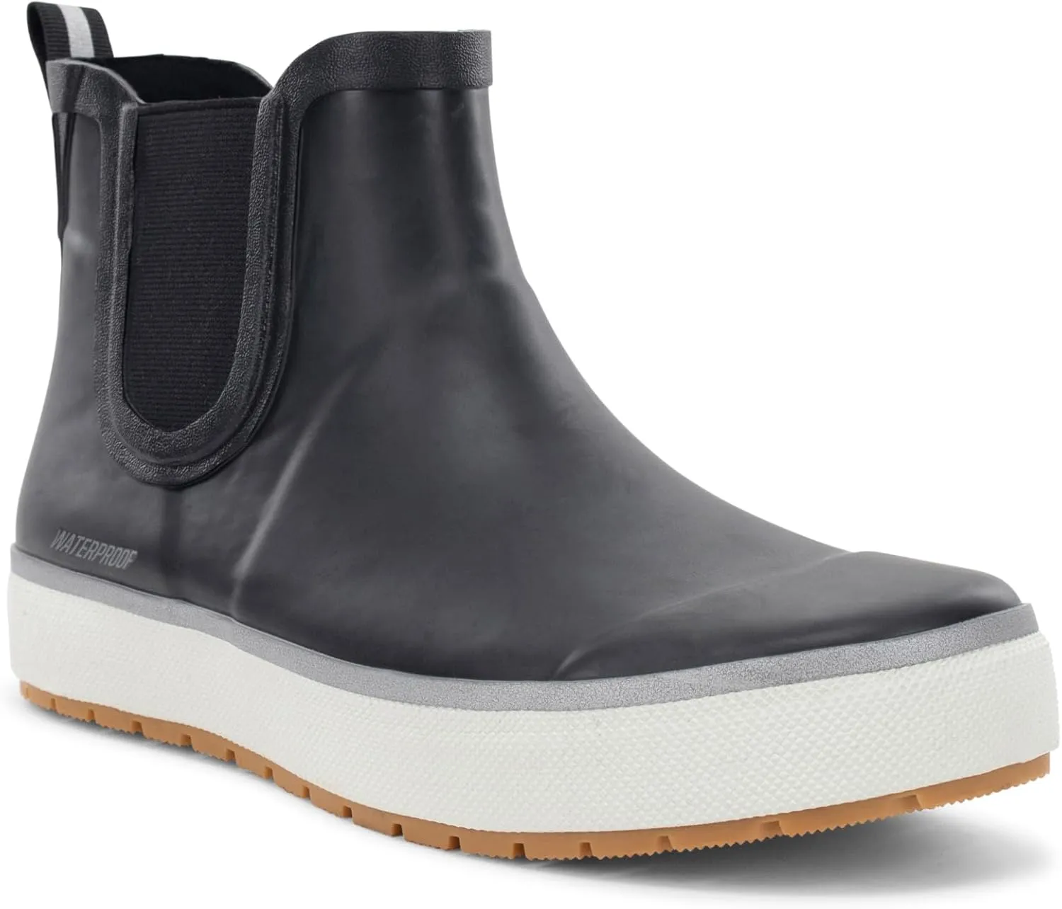 Western Chief Women's Waterproof Element Chelsea Rain Boot with Memory Foam Insole and Slip-Resistant Outsole  Durable and Comfortable for Rainy Days