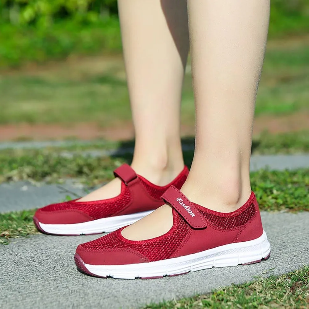 Women's Fashion Sneaker Mesh Slip On Black Non Slip Shoes for Women Comfortable Waterproof Running Shoes Women Loafer Flats Women Shoes Women's Casual Sneakers