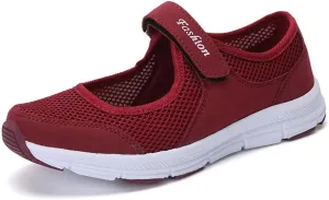 Women's Fashion Sneaker Mesh Slip On Black Non Slip Shoes for Women Comfortable Waterproof Running Shoes Women Loafer Flats Women Shoes Women's Casual Sneakers